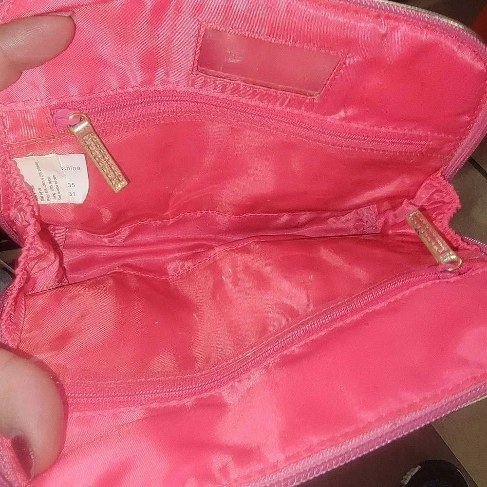 Lilly Pulitzer Originals floral makeup bag clutch